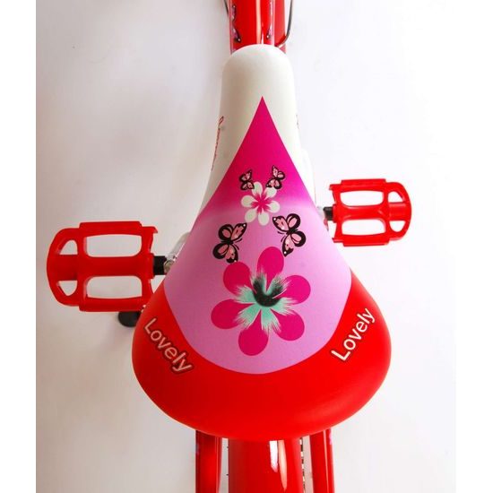 Dětské kolo Volare Lovely červeno-bílé 20"
