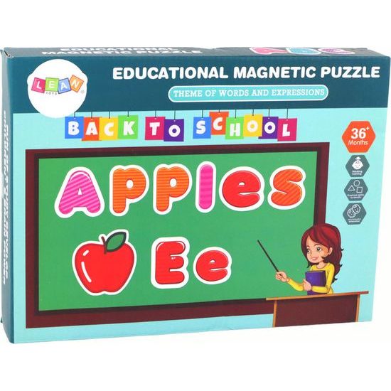 Sada výukových magnetických hlavolamů s multifunkční deskou