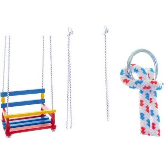 Dřevěná Houpačka barevná