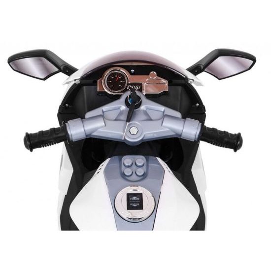 Dětská elektrická motorka Superbike bílá