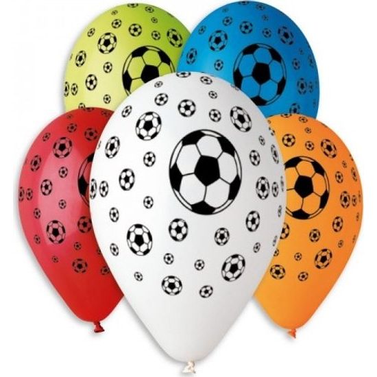 Balonky nafukovací fotbal - 5ks