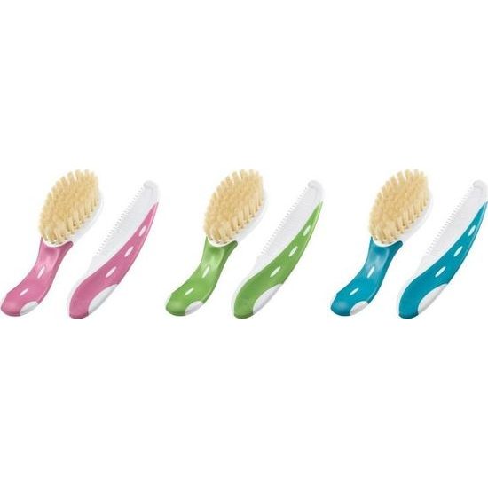 Nuk Baby kartáč a hřeben mix barev