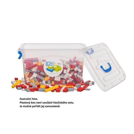 LW Toys Stavebnice pro děti- Hasičský set 1000 ks (lehký)