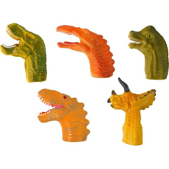 Prstoví maňásci Dinosauři 5 ks