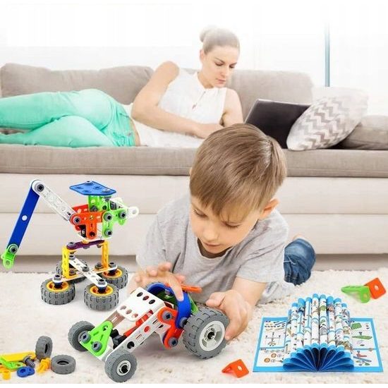 Konstrukční stavebnice 10v1 Build Play 167 dílků