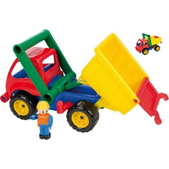 Auto sklápěč s figurkou