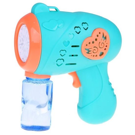 Bublifuk pistole na baterie Color Bubble - modrá