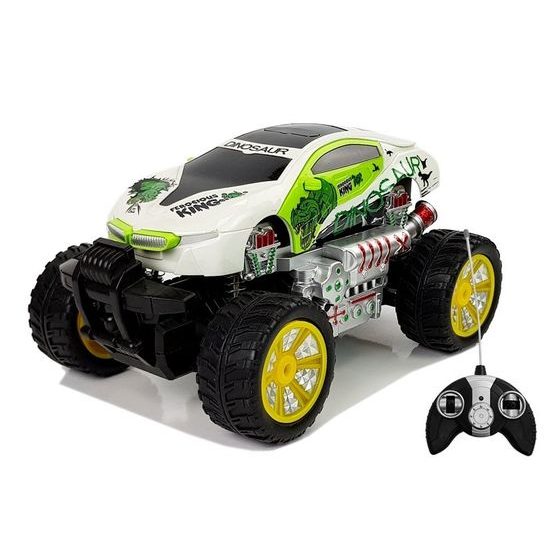 Terénní auto na dálkové ovládání Dinosarus King 1:16 bílé