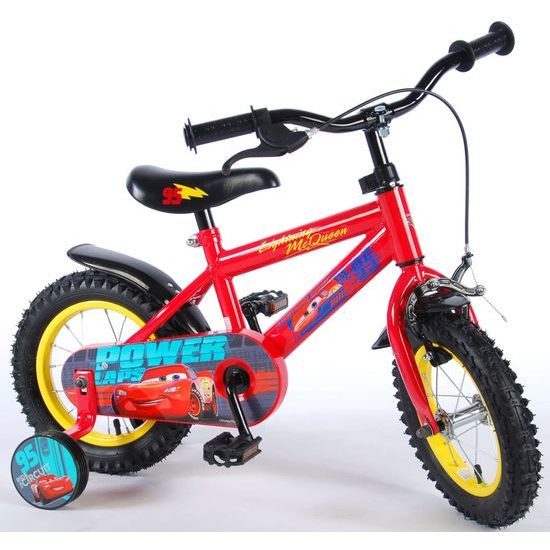 Dětské kolo Volare Disney Cars Red 3 12"