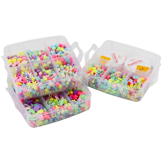 Velká sada na výrobu šperků DIY Beads 1620 kusů