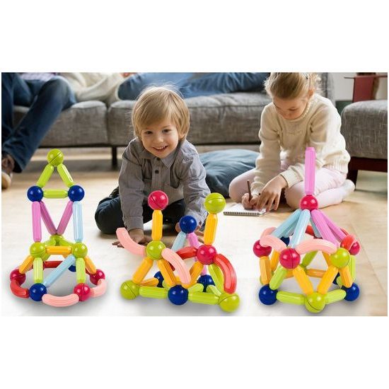 Magnetická stavebnice Magnetic Sticks 45 dílků