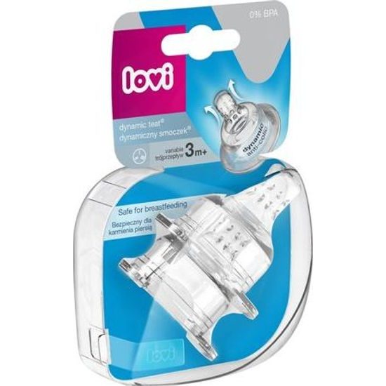 LOVI 18/754 Dynamická savička na krmení, tříproudová, 2 ks