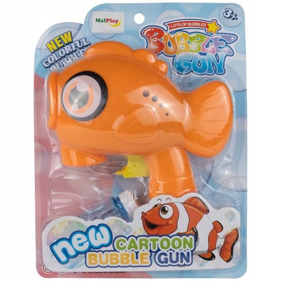 Dětský bublifuk Bubble Fish oranžový