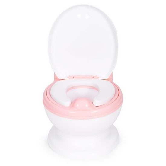 Ecotoys dětský nočník růžovo-bílý