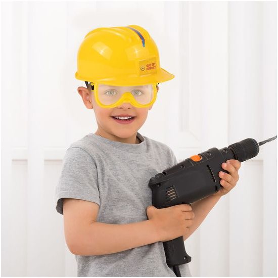 Sada dětského nářadí s vestou a helmou Craftmans Toolbox