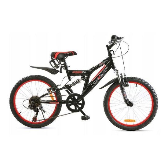 Mexller odpružené dětské kolo FOXER 20" červená