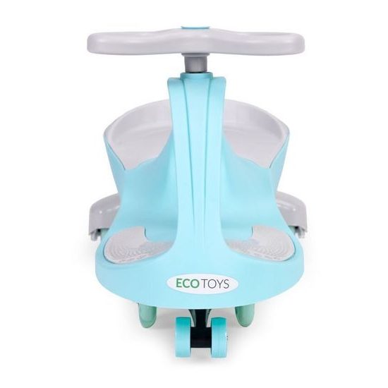 Ecotoys gravitační odrážedlo se svítícími koly Spinner - modré