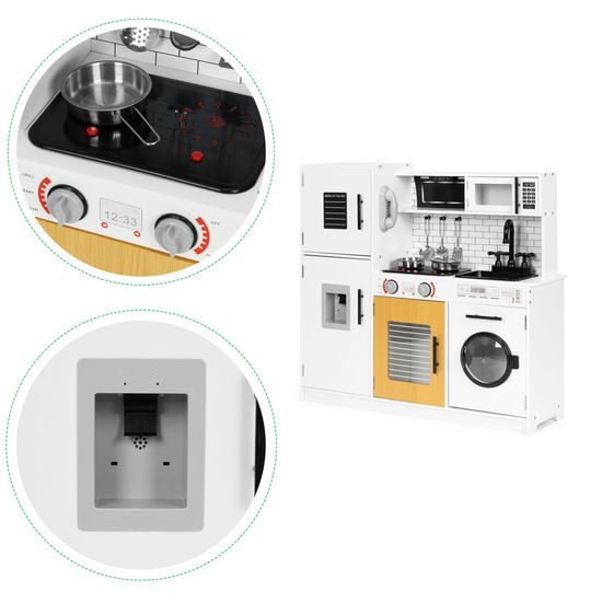 Ecotoys velká dřevěná kuchyňka Daily Kitchen