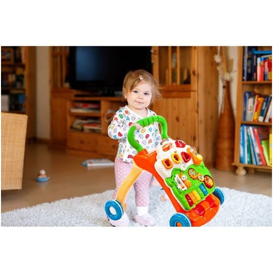 Interaktivní chodítko s hracím panelem 2v1 Bunny Stroller II