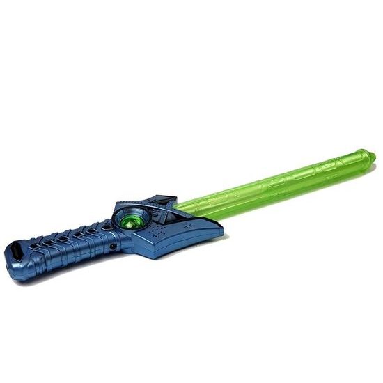 Majlo Toys vesmírný svítící meč Space Weapon + brýle zelený