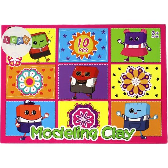 Umělecká sada plastelíny10 barev