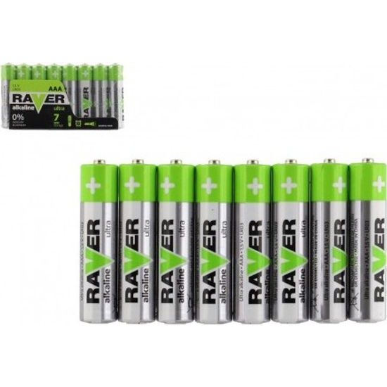 Baterie RAVER LR03/AAA 1,5 V alkaline ultra 8ks
