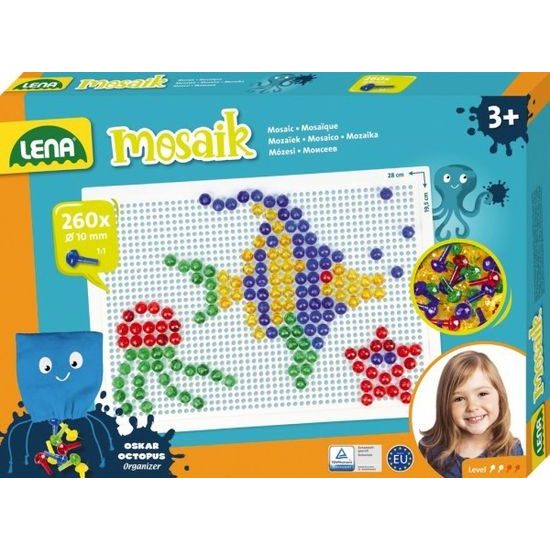 Mozaika klobouček - krystal 260ks