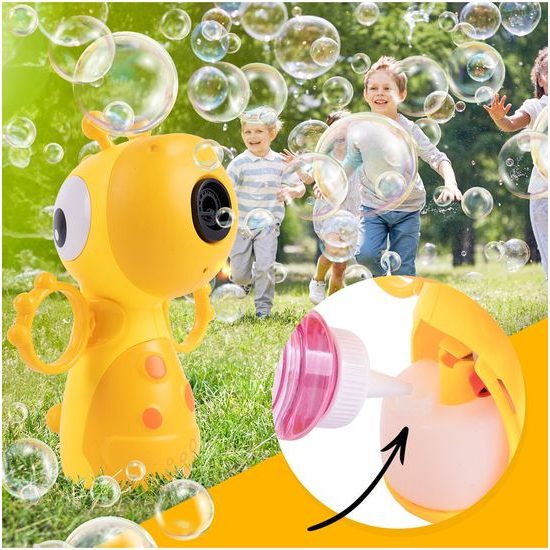 Bublifuk na baterie Žlutá žirafa