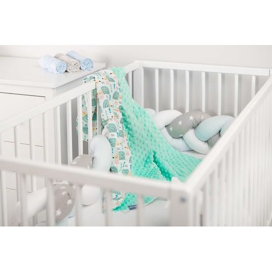 Lehká minky deka mátová