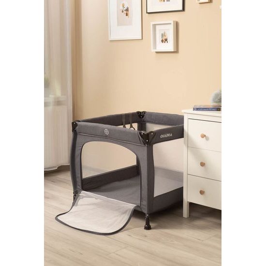 Dětská skládací ohrádka CARETERO Quadra graphite