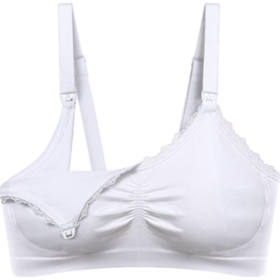 Kojící podprsenka F75-80 bílá