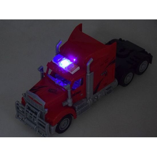 Nákladní autíčko s traktorem na dálkové ovládání R500 Truck červené