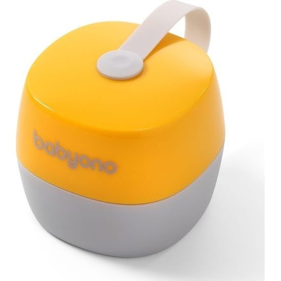 BabyOno Pouzdro na dudlík Natural Nursing - žluté