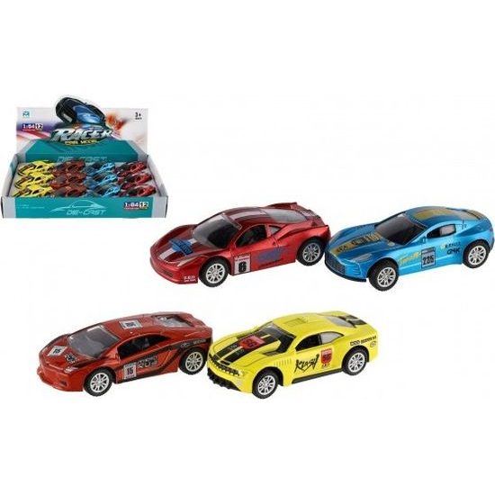 Závodní auto - mix 4 barvy