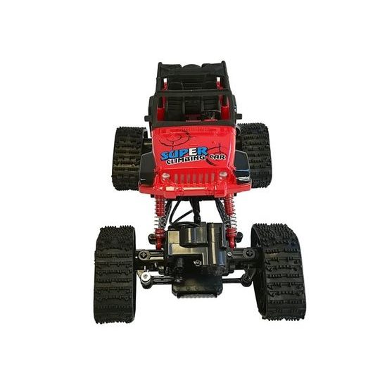 Auto na dálkové ovládání 4x4 s výměnnými koly Super Climber 1:18 červené