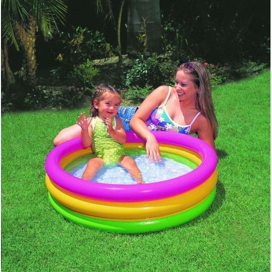 Bazén nafukovací - duhový