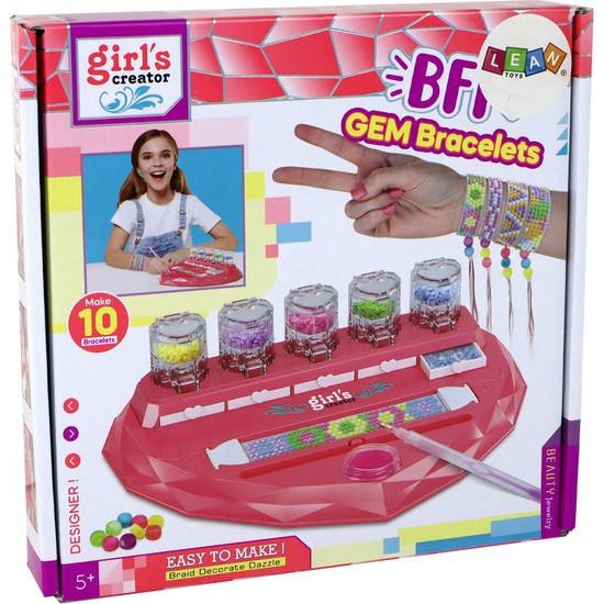 Sada na výrobu diamantových náramků pro děti