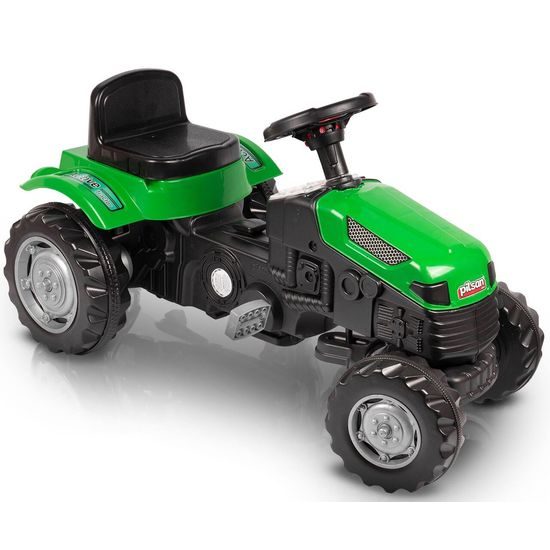 Dětský šlapací traktor s vlečkou Active Pedal zelený