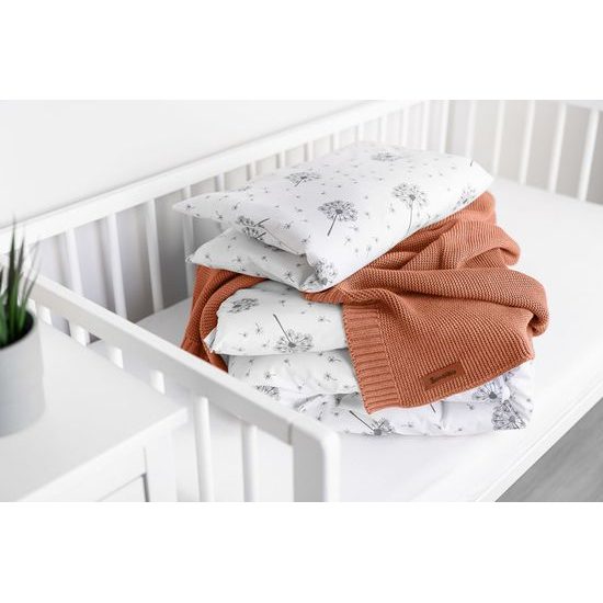 Sensillo Dětská deka bambusovo-bavlněná 80x100 cm korálová