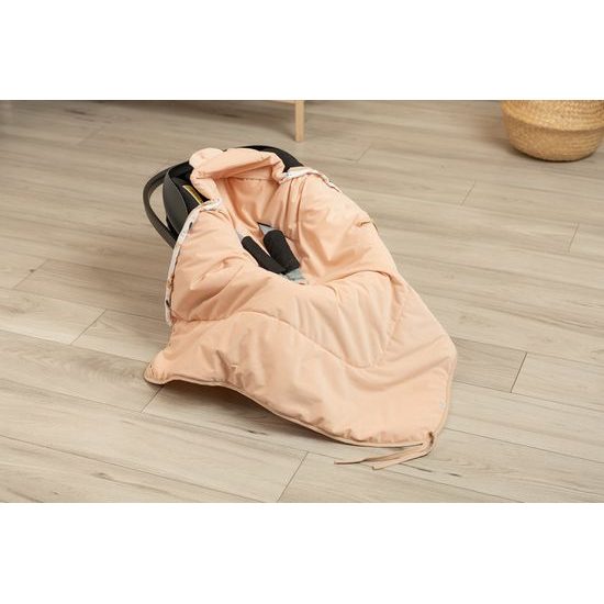 Dětská zavinovačka do autosedačky XL Sensillo Velvet - piknik broskvová