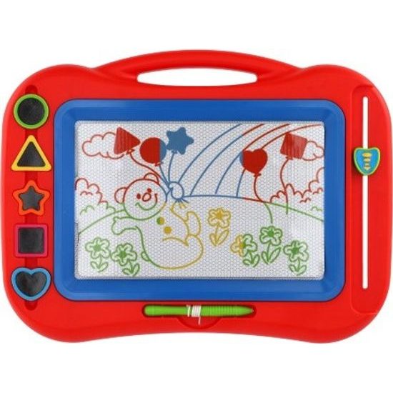 Barevná Magnetická tabulka + razítka 5ks