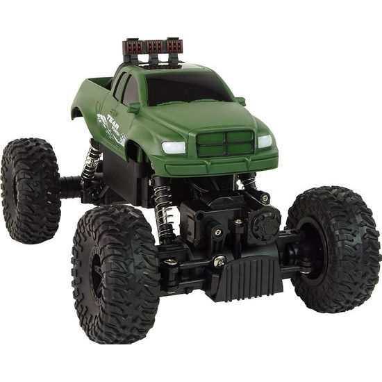 Terénní auto dálkově ovládané RC, zelená