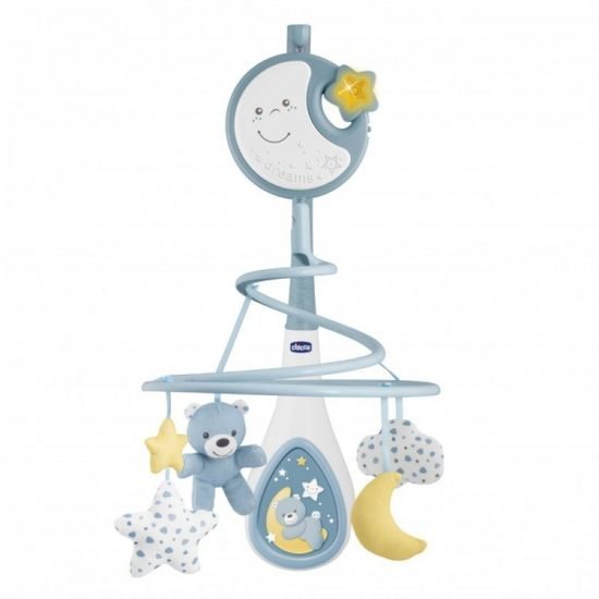 Chicco Kolotoč nad postýlku Next 2 Dreams modrý