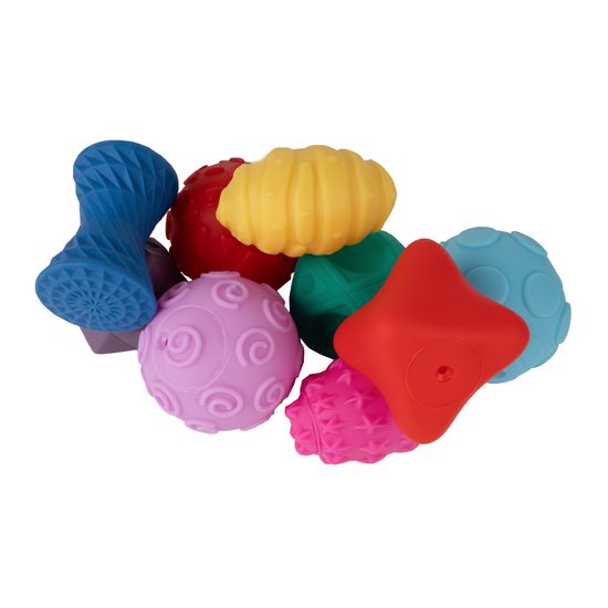 Senzorické míčky pro nejmenší Multi Ball Set 9 kusů