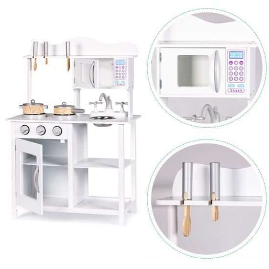 Dětská dřevěná kuchyňka White Kitchen