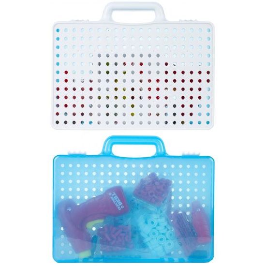 Konstrukční stavebnice s vrtačkou na baterie Zoo Panel 172 ks