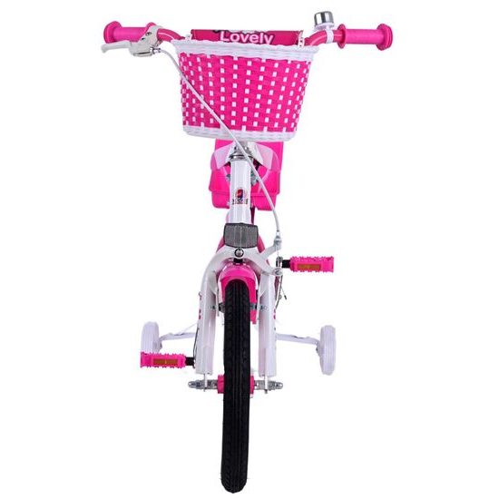 Dětské kolo Volare Lovely růžovo-bílé 14"