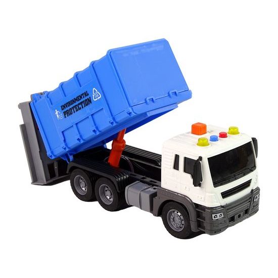 Popelářské auto pro děti se světly a zvuky City Truck 1:16