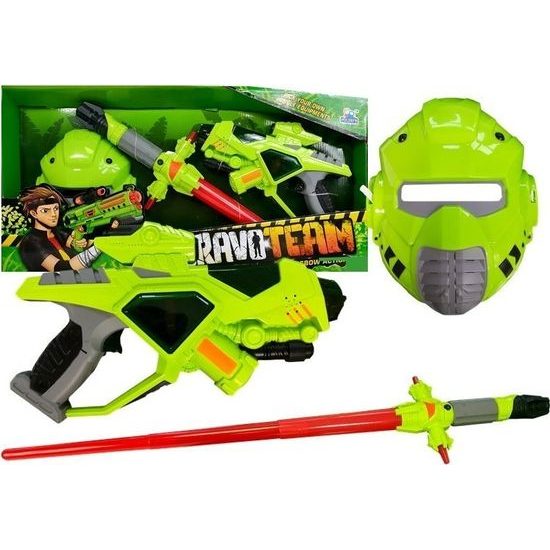 Dětská vesmírná laserová pistole s maskou