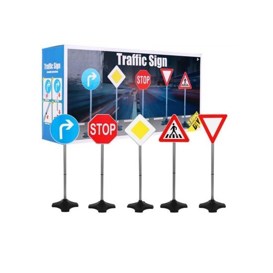 Majlo Toys dopravní značky 80 cm 5 kusů